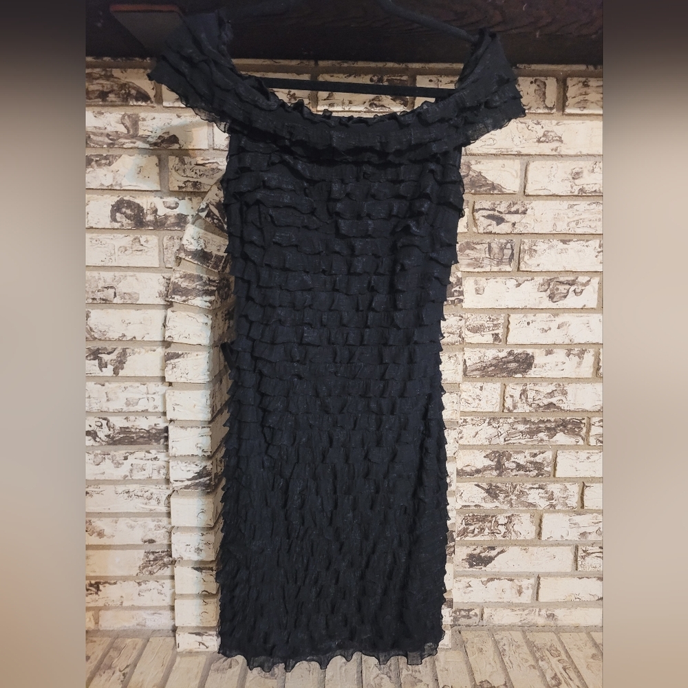 White House Black Market Ruffel Dress 4